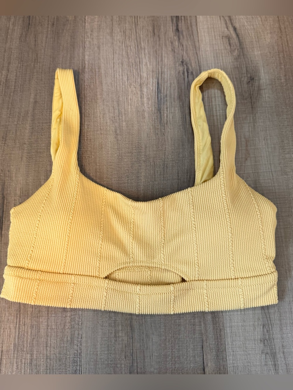 NWOT Aerie Longline Keyhole Bikini Top